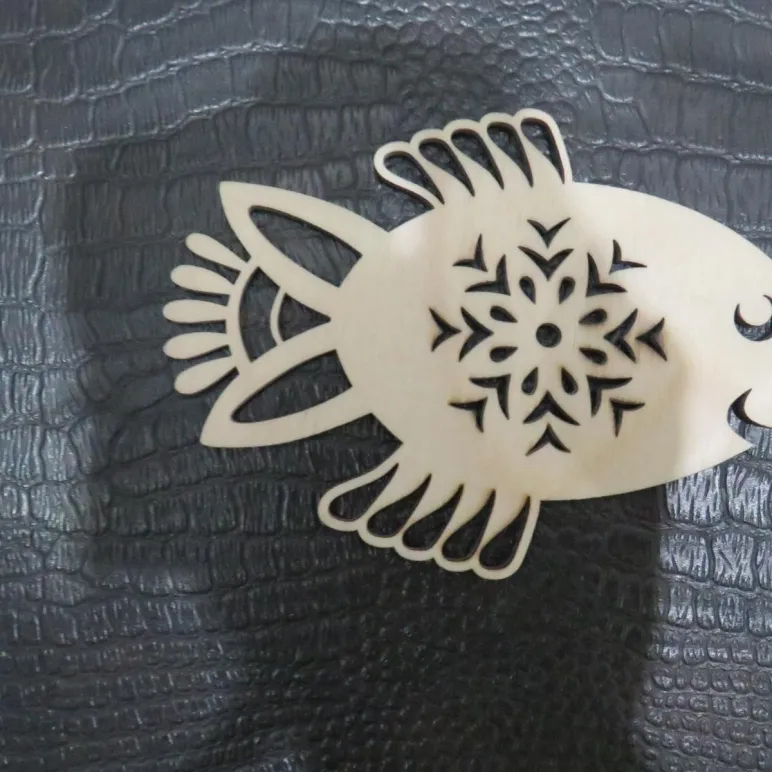 Набор резных фигурок из дерева «Ажурная сказка» (5шт, 10-12 см)